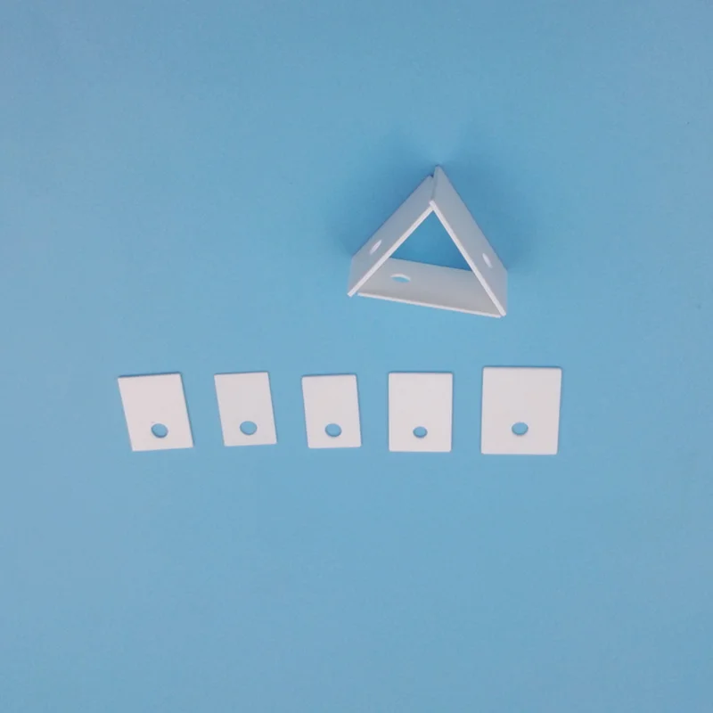 Alumina ceramic sheet Insulation fins Transistor high-power heat sink Thermal insulation High temperature resistance | Обустройство