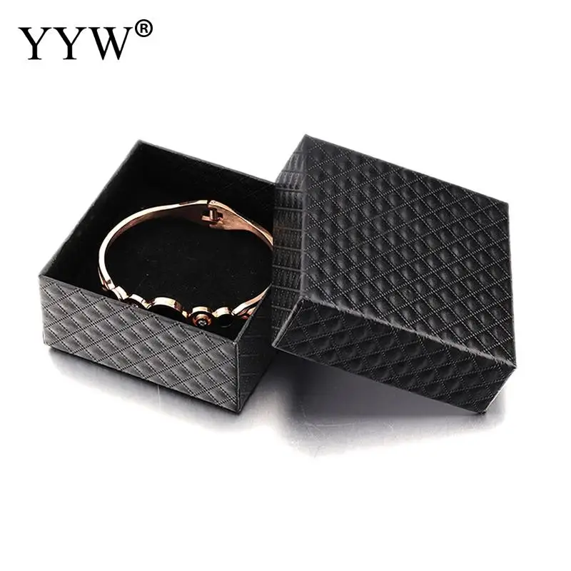 2017 Элегантная Модная бумажная коробка для ювелирных изделий Очаровательная