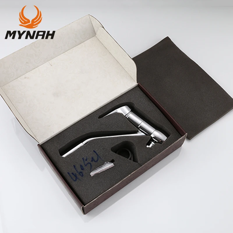 Хромированный смеситель myне с одной ручкой и одним отверстием для кухни