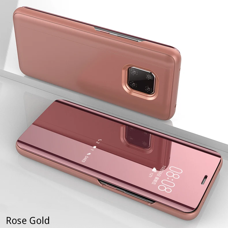 Флип Чехол Для huawei Коврики 20 10 9 8 Pro P30 P 30 20 10 9 8 Pro рlus Lite Nova 4 3 3e 3i Smart Стенд Clear View Зеркало Обложка