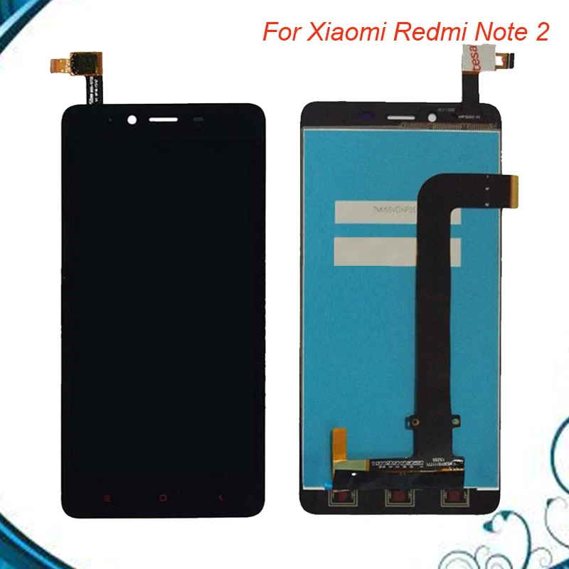 ЖК дисплей и тачскрин 5 дюйма для Xiaomi Redmi Note 2 новый высококачественный сменный