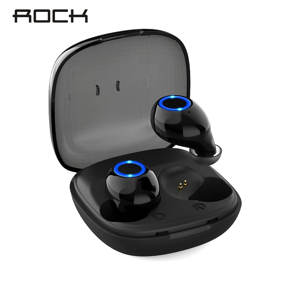 ROCK Mini TWS 5 0 Bluetooth наушники настоящие беспроводные стерео мини гарнитура