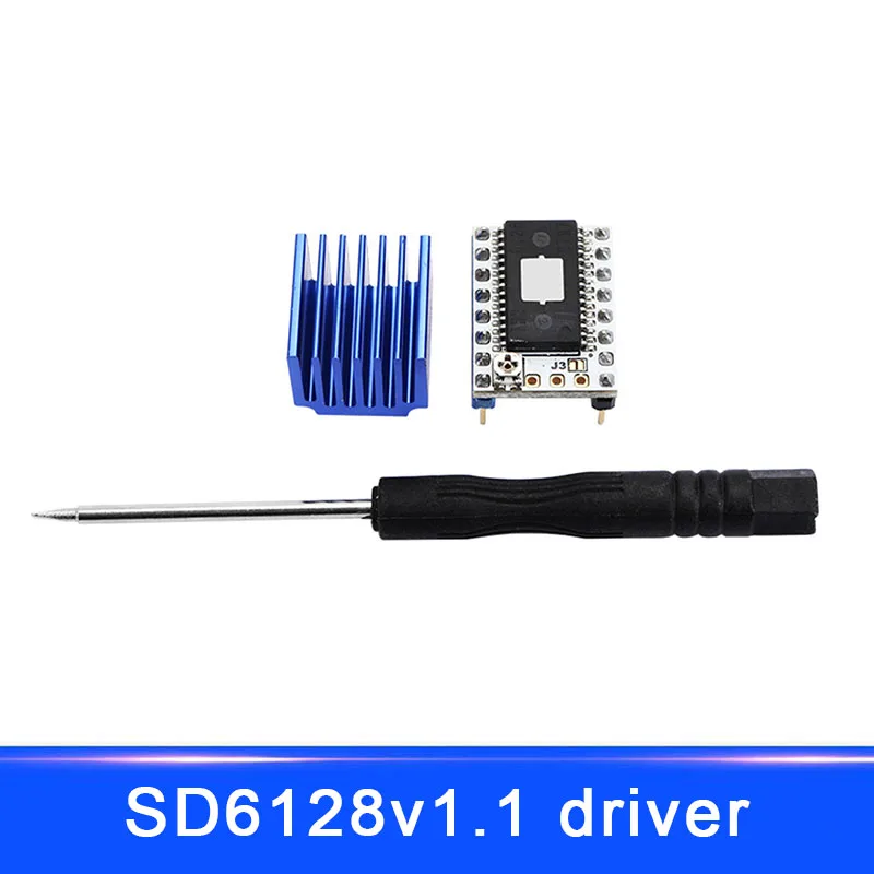 128 Microstep SD6128 V1.1 Stepstick модуль шагового двигателя с радиатором для 3D принтера