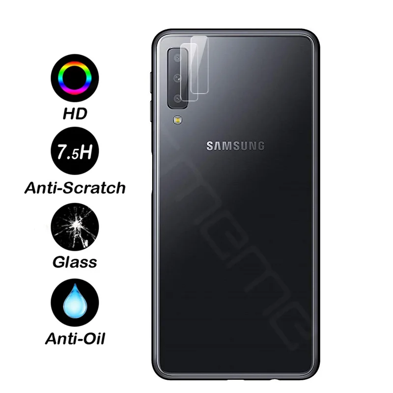 Высококачественное Закаленное стекло для объектива камеры Samsung Galaxy A7 2018 2.5D