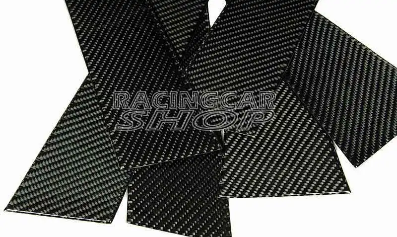 Настоящая панель дверного столба из углеродного волокна для Volkswagen VW passat B5 MK5 1997-2005