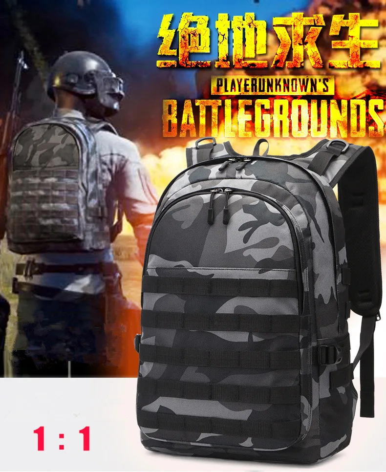 PUBG рюкзак мужской школьный Mochila Pubg Battlefield infants пакет камуфляж путешествия холст usb зарядка Джек назад рюкзак мужской