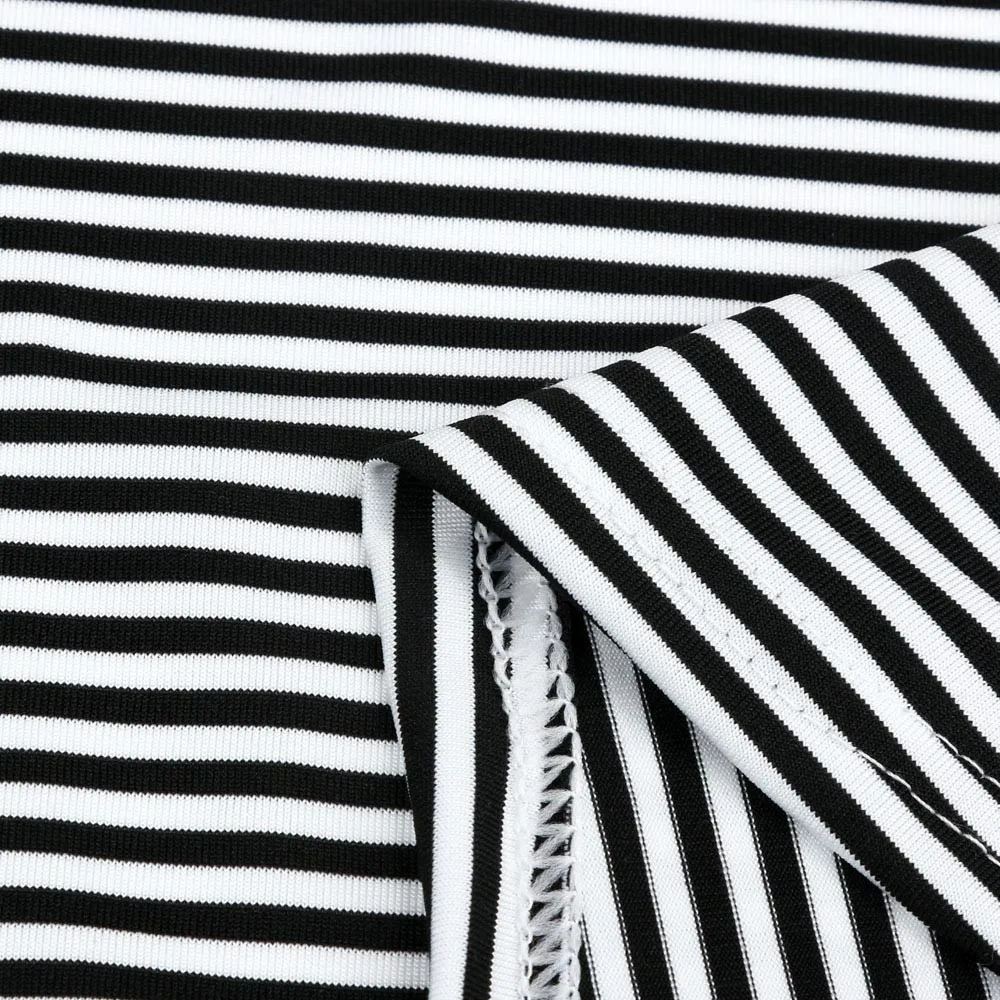 Женский топ в полоску без рукавов с o образным вырезом Летняя Пляжная футболка