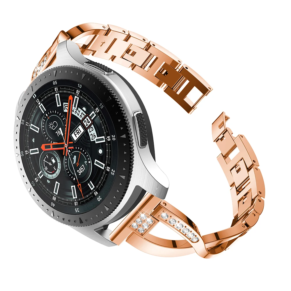 Ремешок для Amazfit Bip Pace Stratos 2 металлический браслет из нержавеющей стали 22 мм 20 samsung