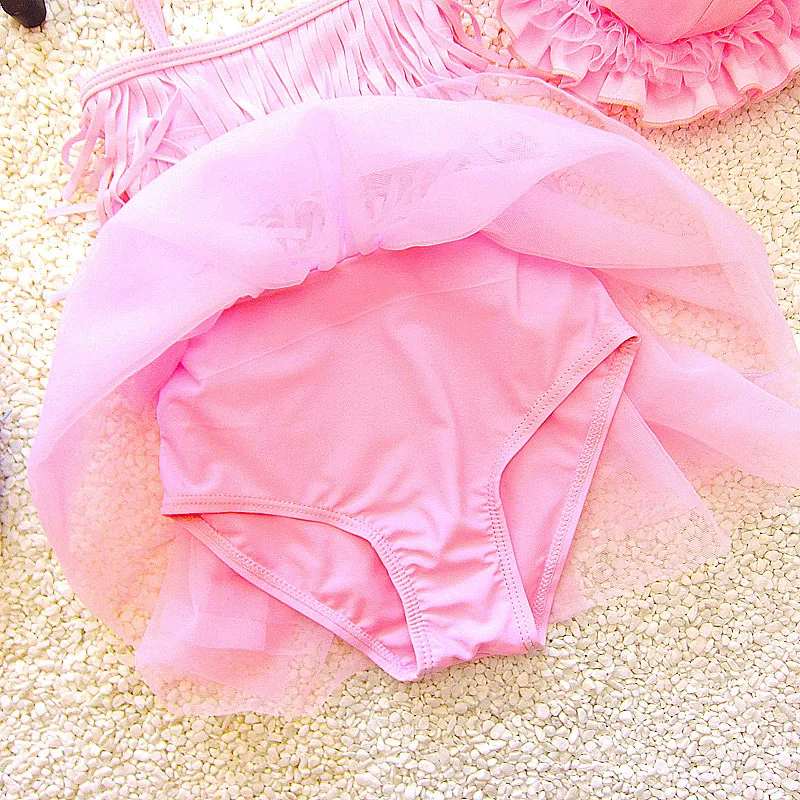 Детское бикини 2019 купальные костюмы для девочек Цельный купальник с