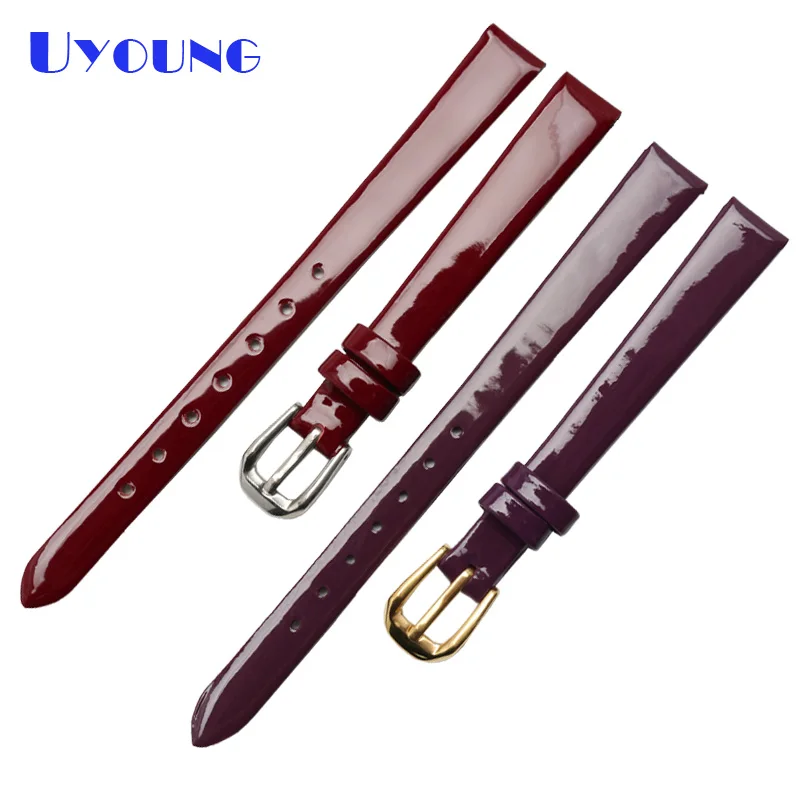 Ремешок для часов из натуральной кожи легкий ультратонкий маленький браслет