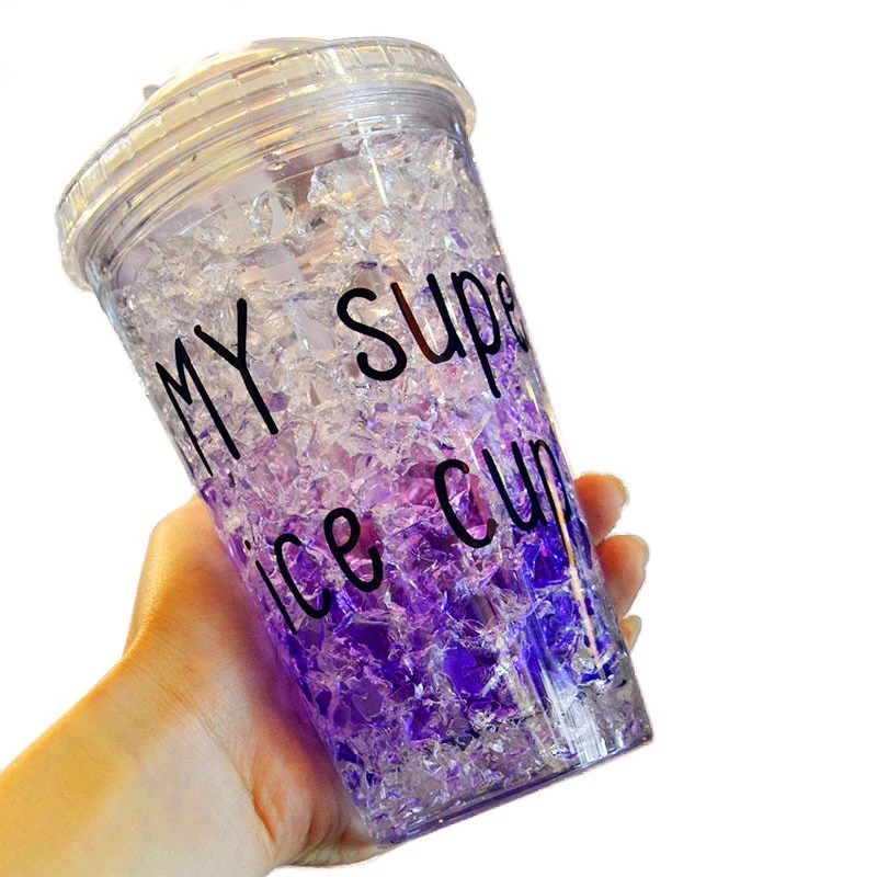 Индивидуальная градиентная холодильная кружка для путешествий с холодным гелем