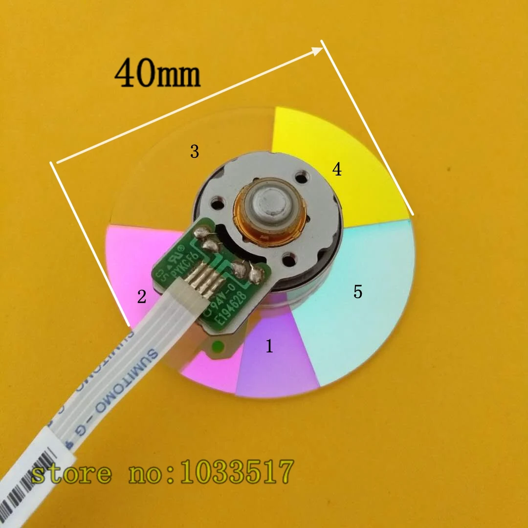 100% Новые 5 шт/упаковка Segmento цветовой диск проектора для optoma dm161 dm162 dm168 ep727i gT720E