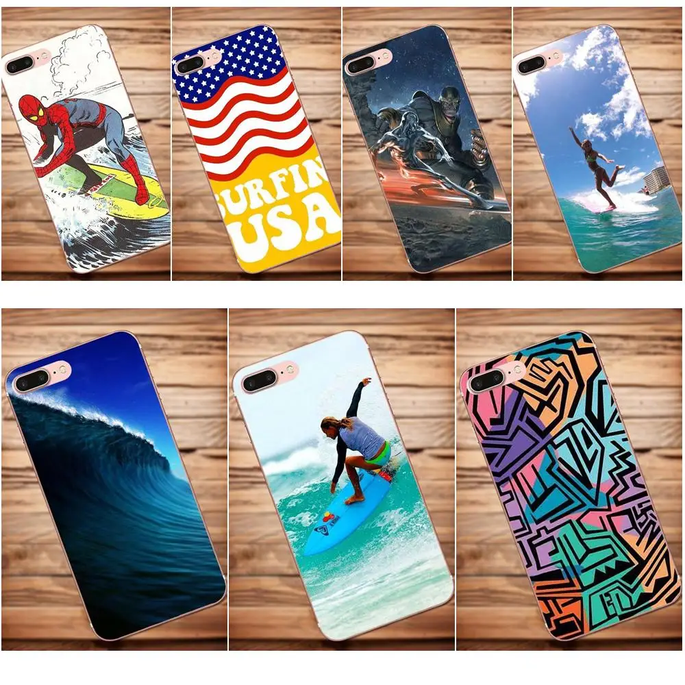 Vvcqod поп серфинг Tumblr Мягкие TPU печати чехол для Galaxy Alpha Core Prime Note 4 5 8 S3 S4 S5 s6 S7 S8 S9 мини