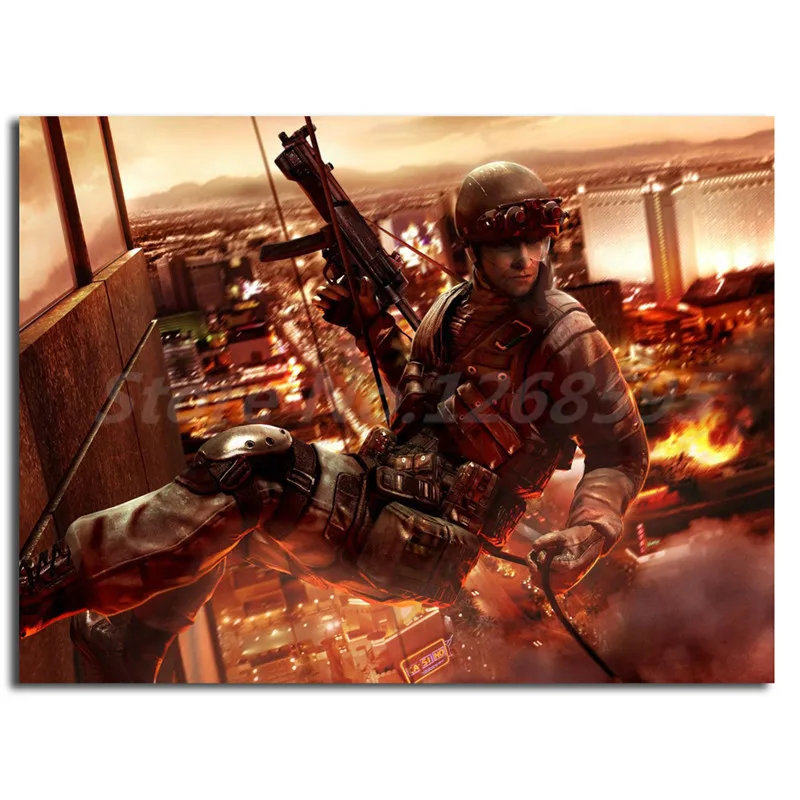 2 HD обои Tom Clancy's Rainbow Six Vegas художественный плакат на холсте живопись Настенная