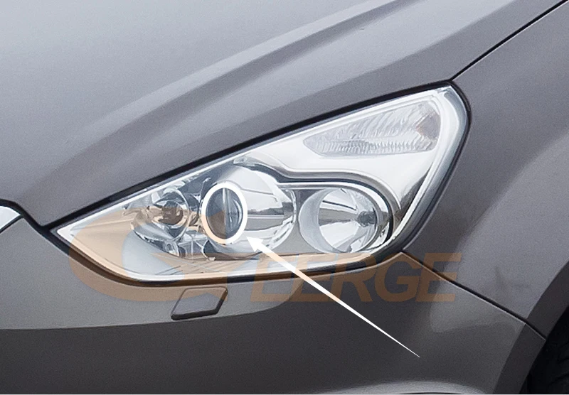 Для Ford Galaxy 2006- отличные ангельские глазки Ультра яркое освещение COB комплект светодиодов «глаза ангела» halo ring