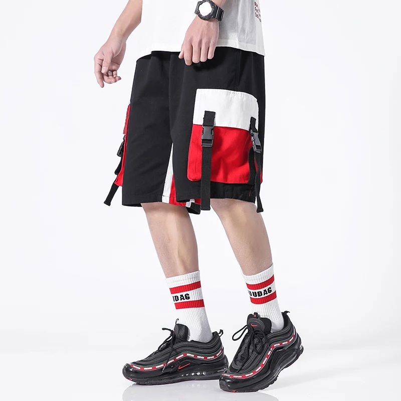 

2019 Summer Style Hip Hop Camouflage Cargo Shorts Men Patchwork Streetwear Hip Hop Shorts Male Casual Sweat Shorts ABZ430