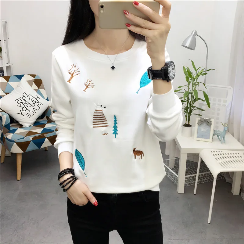 2020 Новый осень зима Женская утолщенная теплая футболка с длинными рукавами для