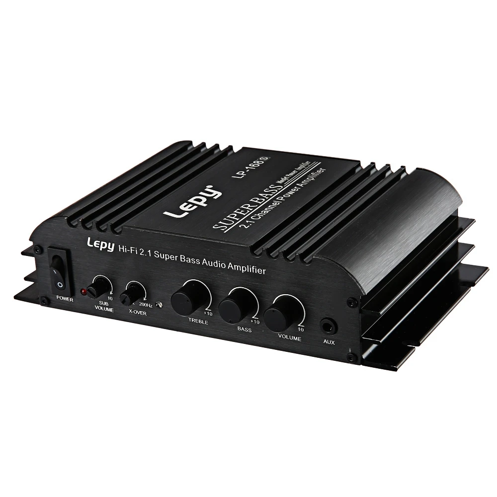 Мини Lepy LP 168S 12 V Авто аудио автомобильный усилитель автомобиля Мощный сабвуфер