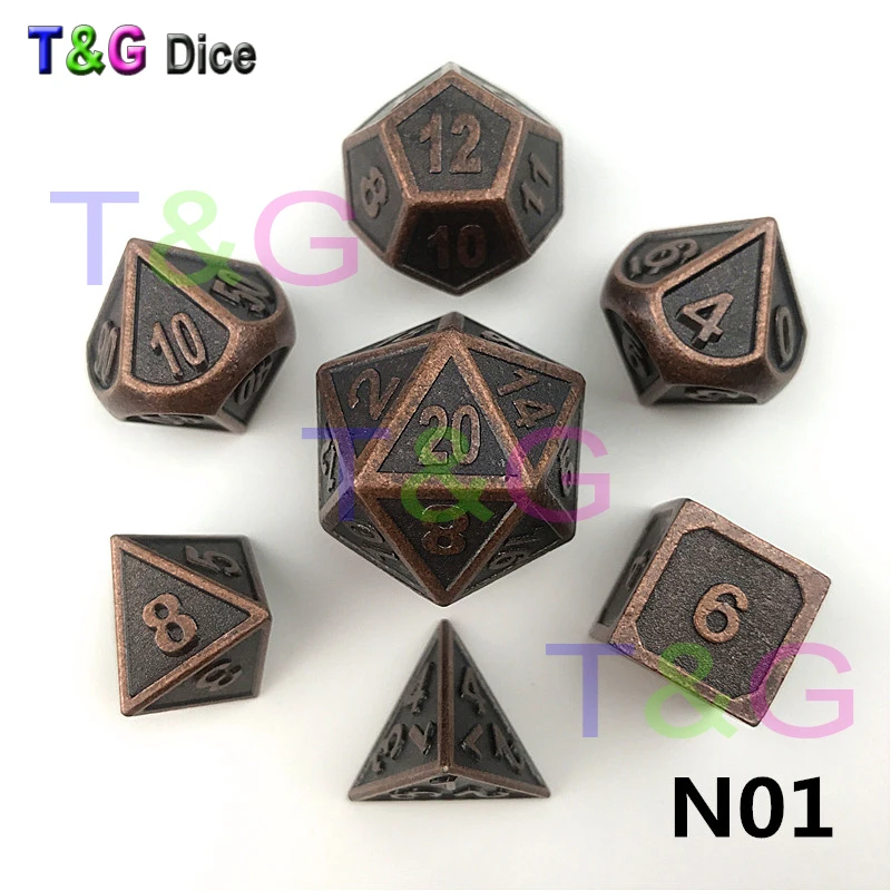 T & G Высокое качество Подземелья и Драконы 7 шт./компл. креативная РПГ игра
