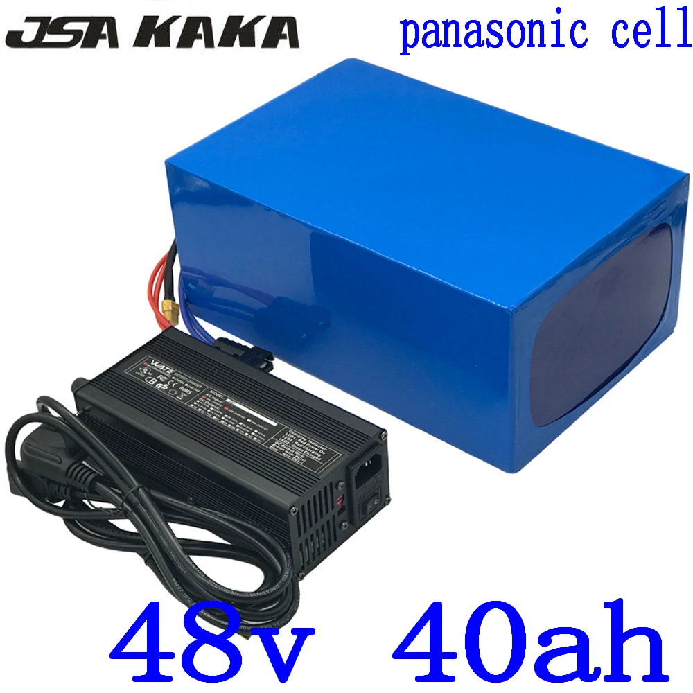 

48V 40AH Lithium Battery 48V 1000W 2000W 3000W Electric Bike Battery 48V 30AH 40AH 50AH 60AH Ebike Battery Pack Panasonic Cell