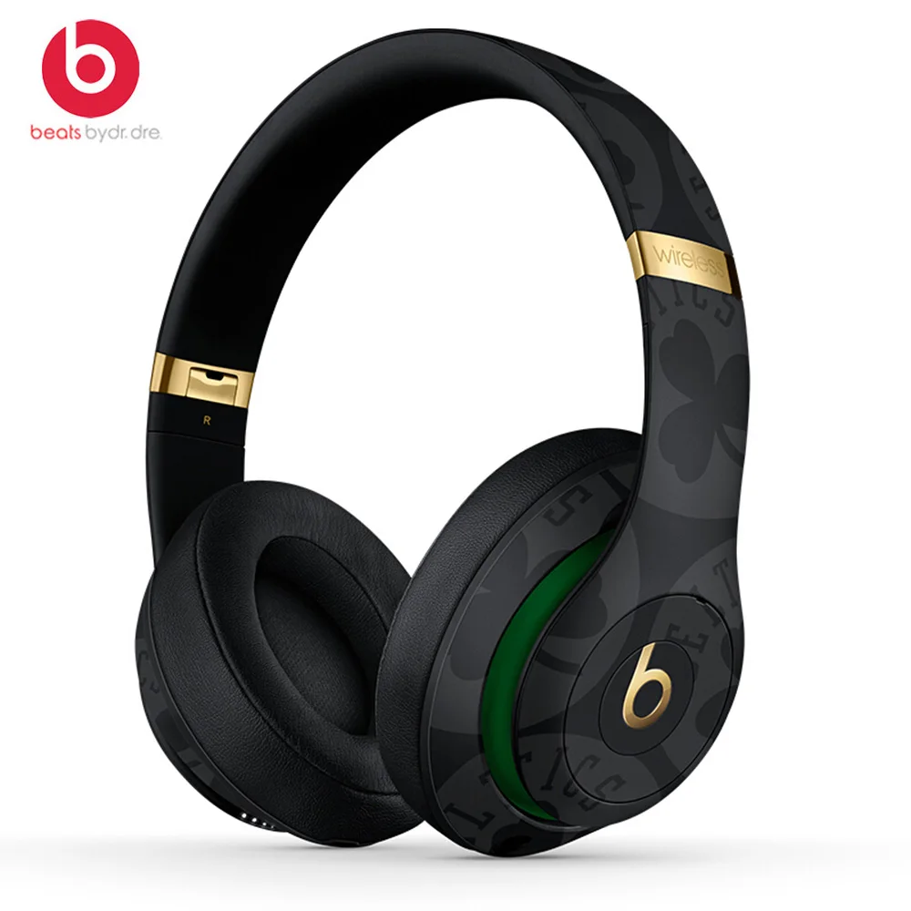 Celtics Black Beats Studio 3 беспроводные bluetooth-наушники, Накладные наушники, коллекция NBA, чистый АНК, шумоподавление, музыкальные наушники с микрофоном - Цвет: Celtics Black