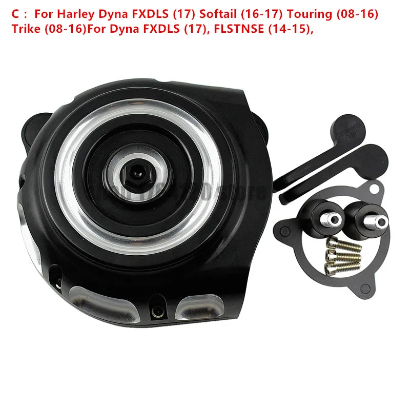 with logo Motorcycle Air Inflow Intake Filter For Harley Sportser XL 883 1200 04-19 Touring Street Road Glide 08-18 Dyna FXDLS Softail - Цвет: with logo