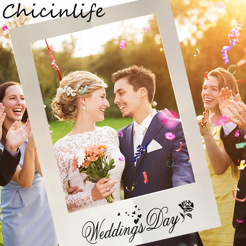 Chicinlife 1 шт. Свадебная фоторамка реквизит вечеринка свадебный душ юбилей невесты
