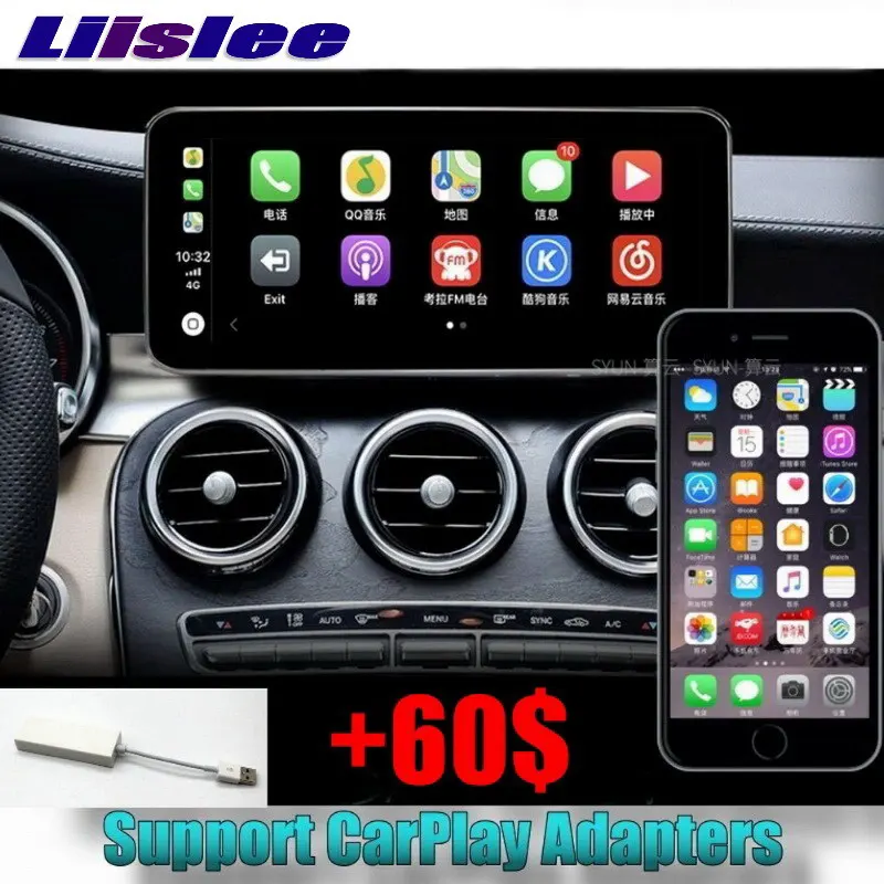 Audi-A4-CarPlay Для Audi A4 B6 B7 8E 8H 2000~ 2009 LiisLee Автомобильный мультимедийный CarPlay 10,25 дюймов WiFi gps карта радио оригинальная система навигации NAVI - Цвет: Audi-A4-CarPlay