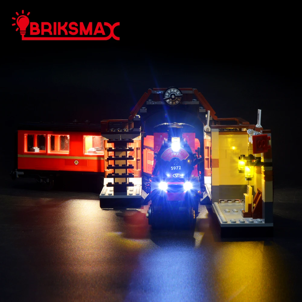 BriksMax Led Light Up Kit для Hogwarts Express Blocks модельный комплект света, совместимый с 75955(не включает модель