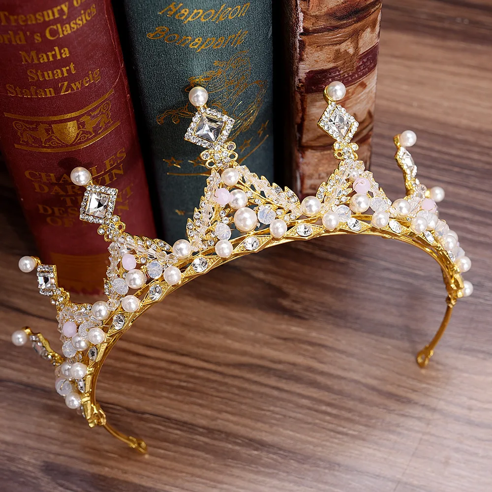 1 шт. Casamento Nupcial Pageant Rei Coroa Tiara de Стразы под Бриллиант головной убор Joias | Украшения и
