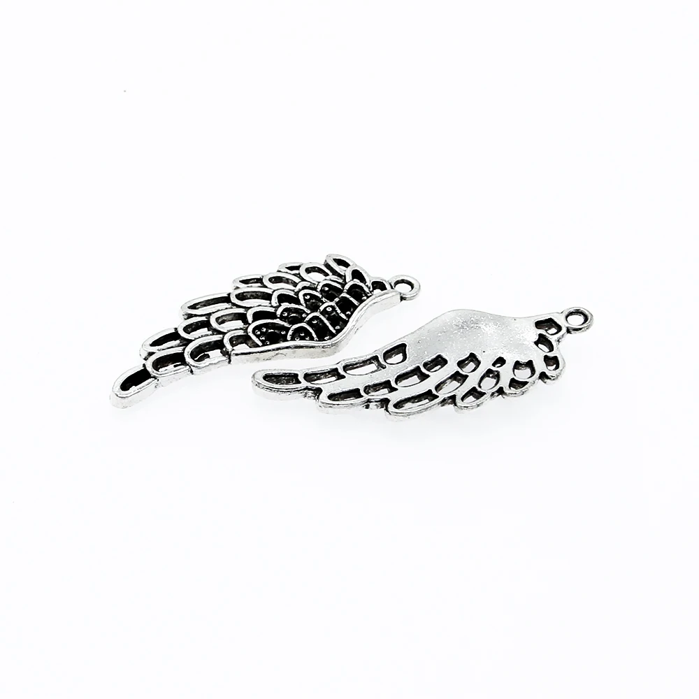 12Pcs/Lot Vintage Metal Zinc Alloy Classic Angel Wish Charms DIY Jewelry Handmade Wings for Making | Украшения и аксессуары