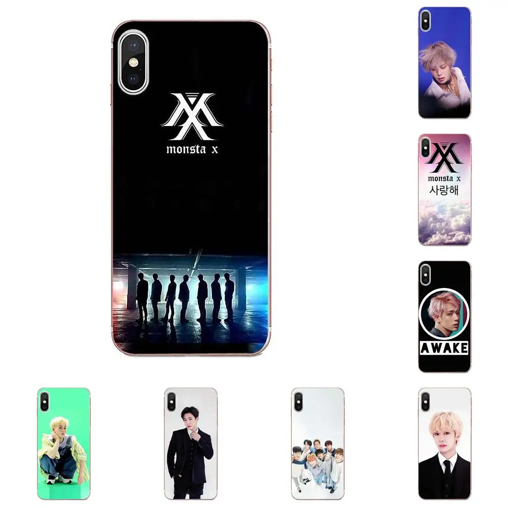 Для Huawei Honor 4C 5A 5C 5X 6 6C 6A 6X 7 7X 8 9 V8 V10 Y3II Y5II Y6II G8 P7 Play Lite мягкие чехлы из ТПУ Fundas Monsta X Kpop