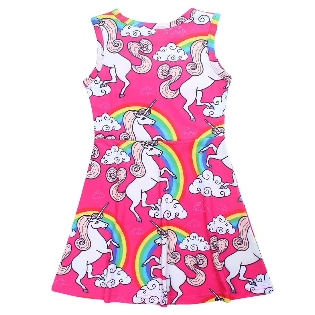 2018 new girl dress summer Unicorn clothing children's cute princess 4-10Y | Детская одежда и обувь
