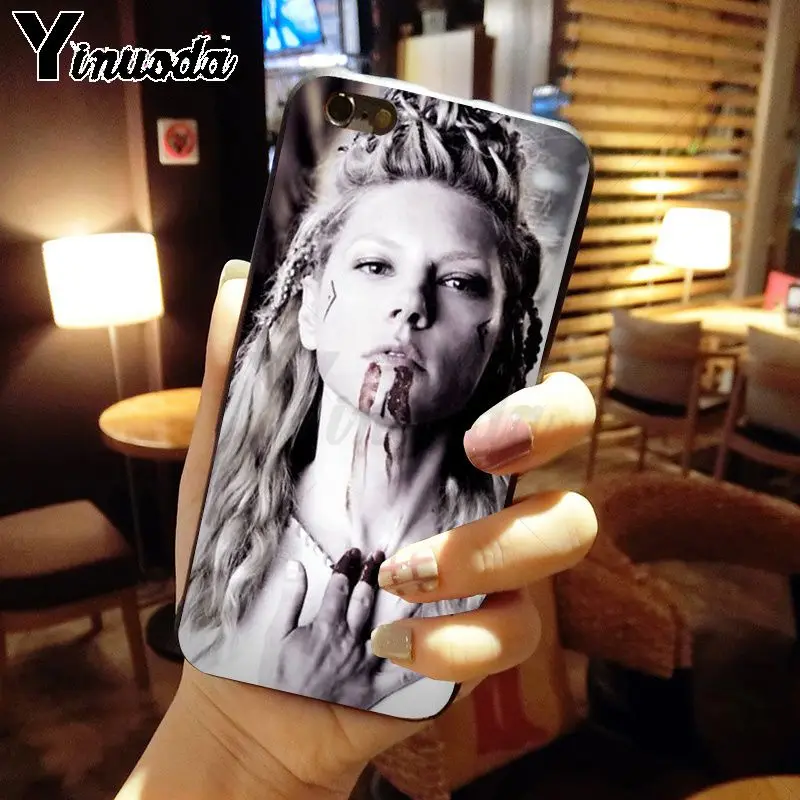 A14 Yinuoda Ragnar Lothbrok Vikings серии ТПУ мягкий силиконовый черный чехол для телефона iphone 8 7 6 S Plus X XS MAX 5 5S SE XR чехол - Цвет: A14