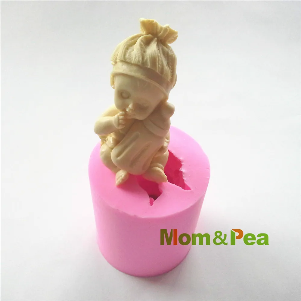 0505 силиконовая форма Mom & Pea в форме бутылки с молоком для маленьких девочек