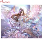 Мультяшная Алмазная вышивка красивая арфа Фея 5d diy алмазная живопись полный квадратный крестик Дрель Стразы Мозаика Декор
