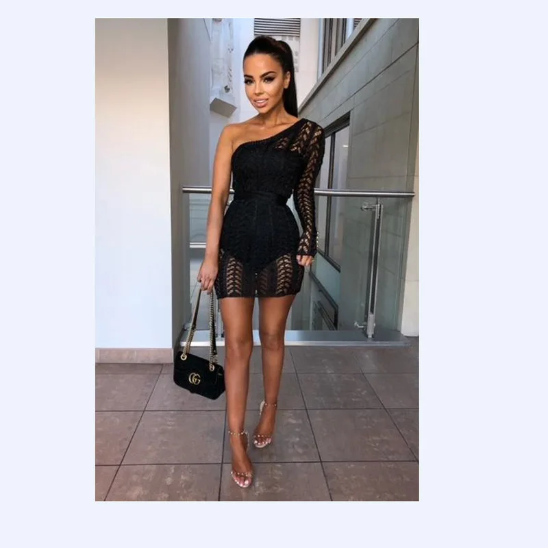 Горячая Распродажа женское осеннее сексуальное Облегающее вязаное платье на