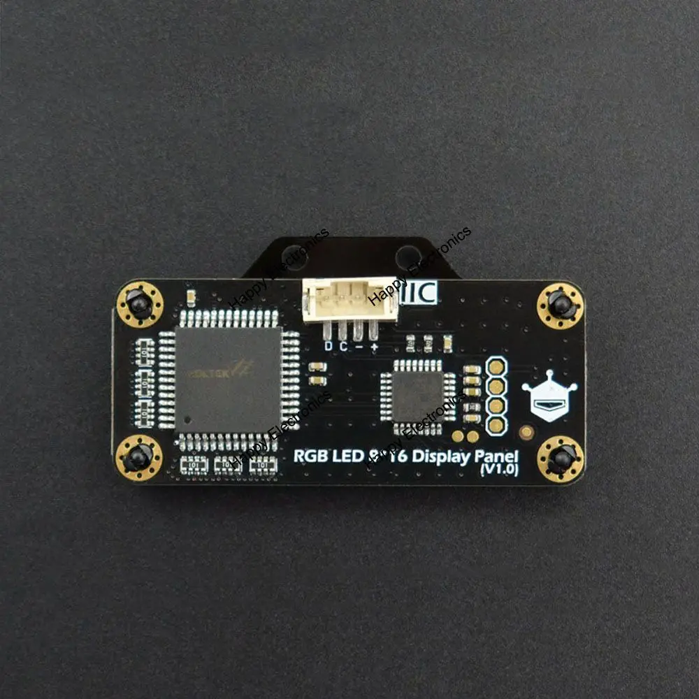 Светодиодный экран матрица DFRobot Gravity I2C 8x16 RGB IIC/I2C 7 цветов цифры символы прокрутка