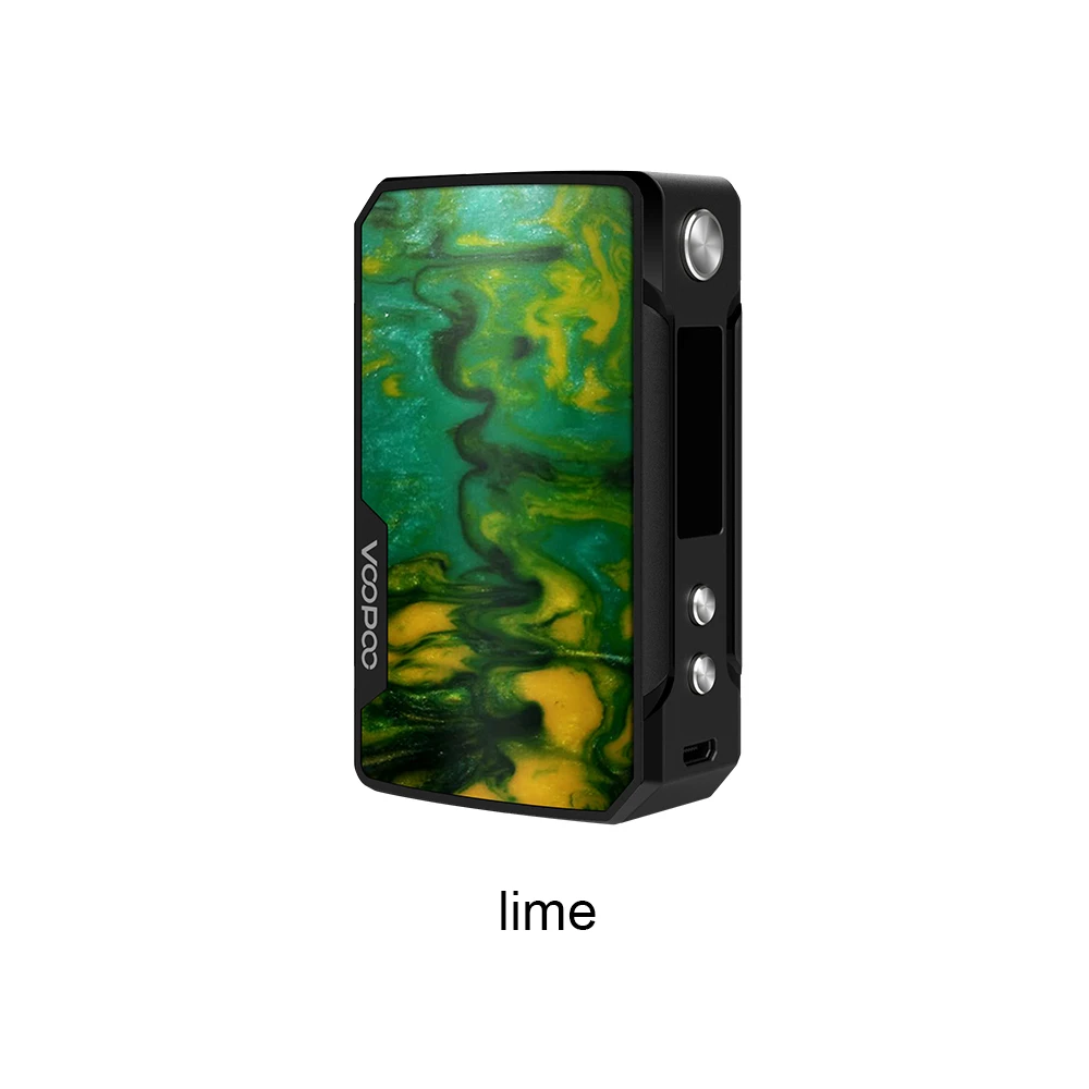 Имеются на складе! 100% оригинал 117 Вт VOOPOO Drag Mini Mod Vape 4400 мАч 510 Резьбовая электронная