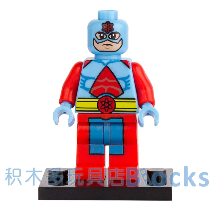 Одиночная продажа атома волка Человека паука Marvel мстители Супер Герои minifig