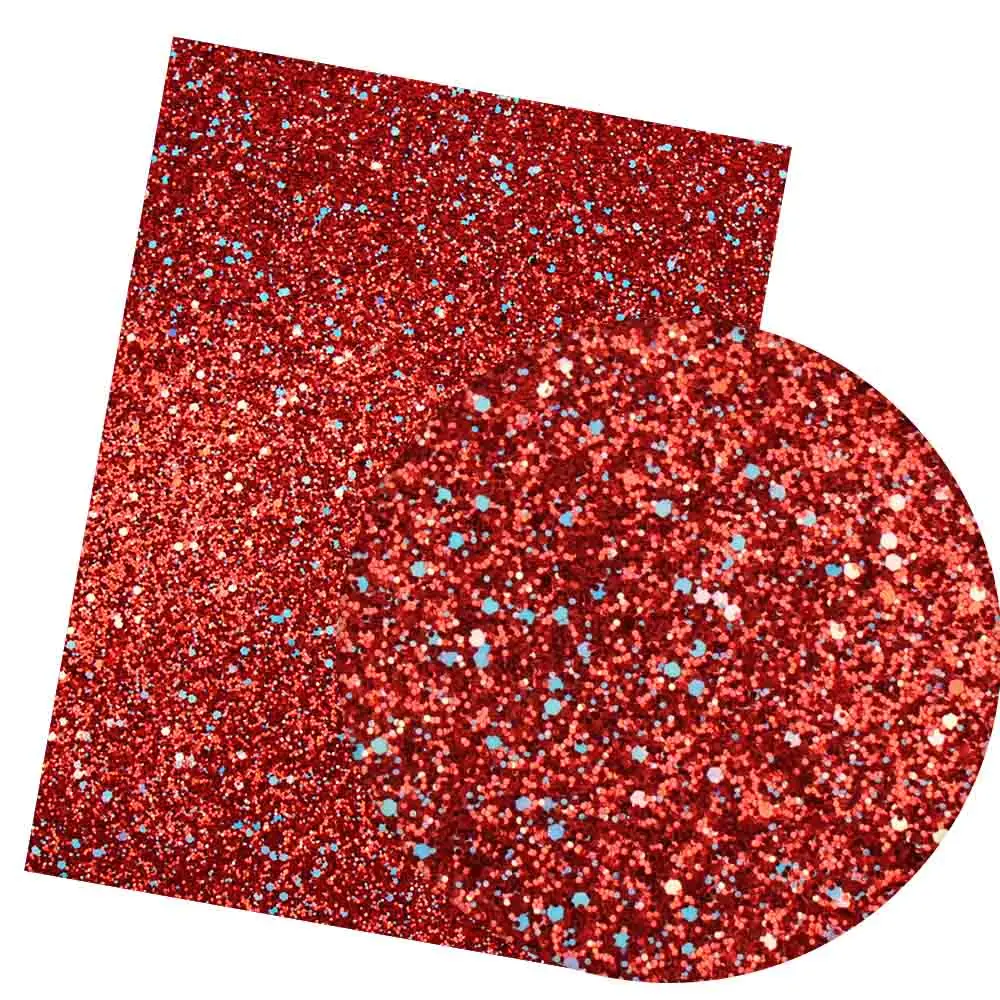 red IBOWS, 22*30 см, блестящая синтетическая кожа, тканевые листы, плотная блестящая ткань для вечерние, свадебные украшения, сделай сам, материалы для бантов - Цвет: red