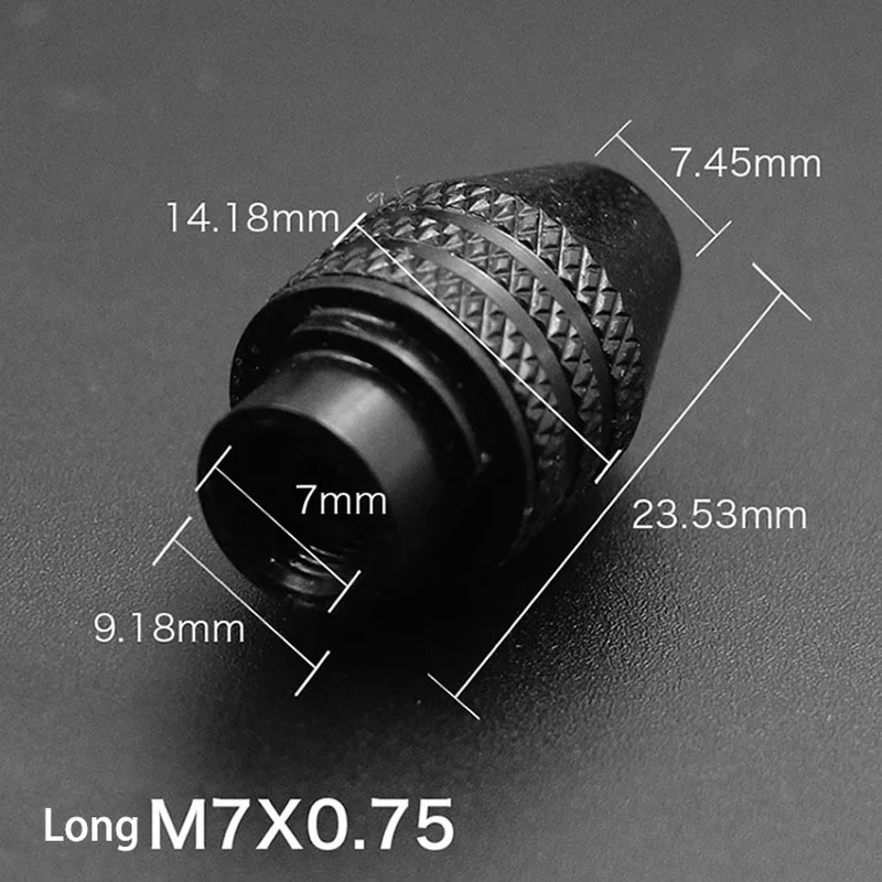 Мини-сверлильный патрон без ключа 0 3-3 2 мм M7 M8X0.75 быстрая замена трехкулачковый