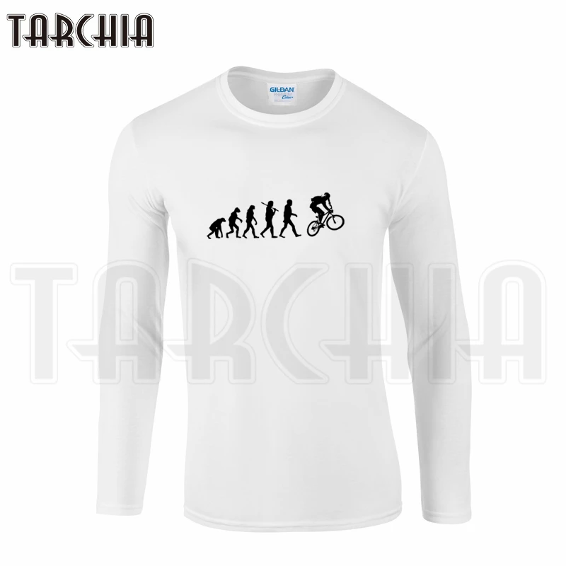TARCHIA EUR Размеры Мужская футболка с длинным рукавом Футболка Homme модные Evolution вы