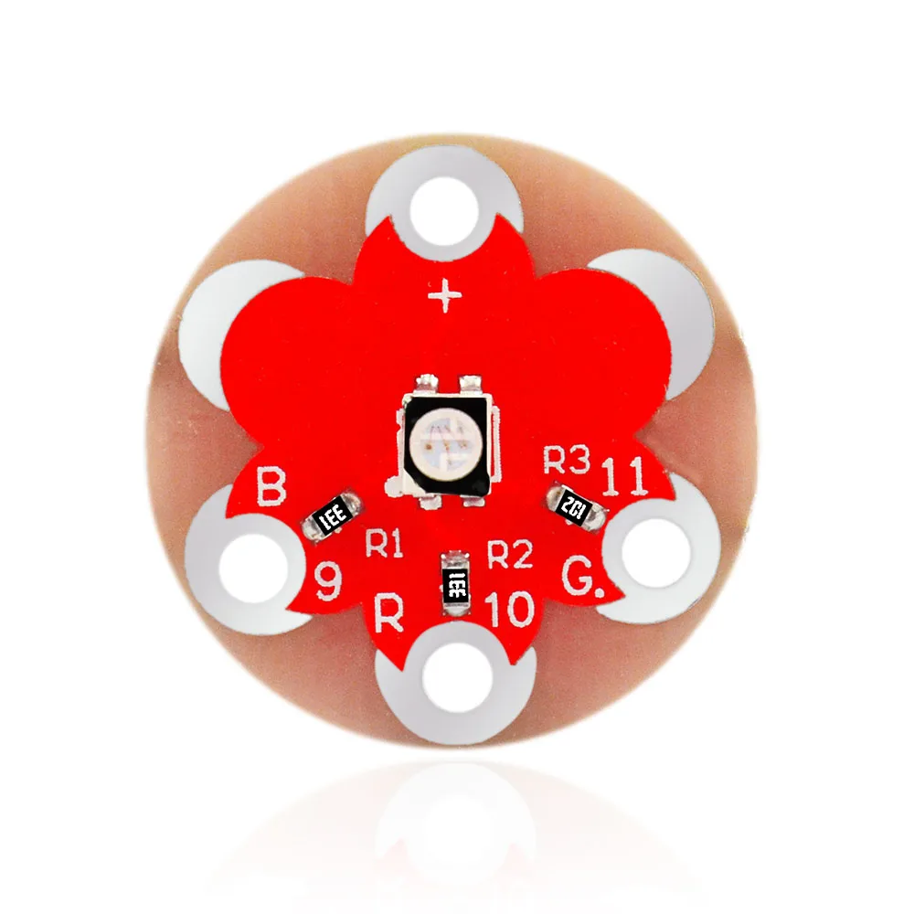 KEYES носимые Lilypad с 3528 RGB светодиодный модуль (красная печатная
