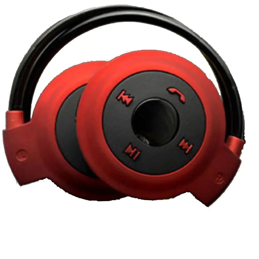 Red 3D Mini 503 Mini503 наушники с крючком, беспроводные Bluetooth 4,2 наушники, музыка, FM гарнитура, Спортивные Беспроводные наушники, стерео, Micro SD карта - Цвет: Red