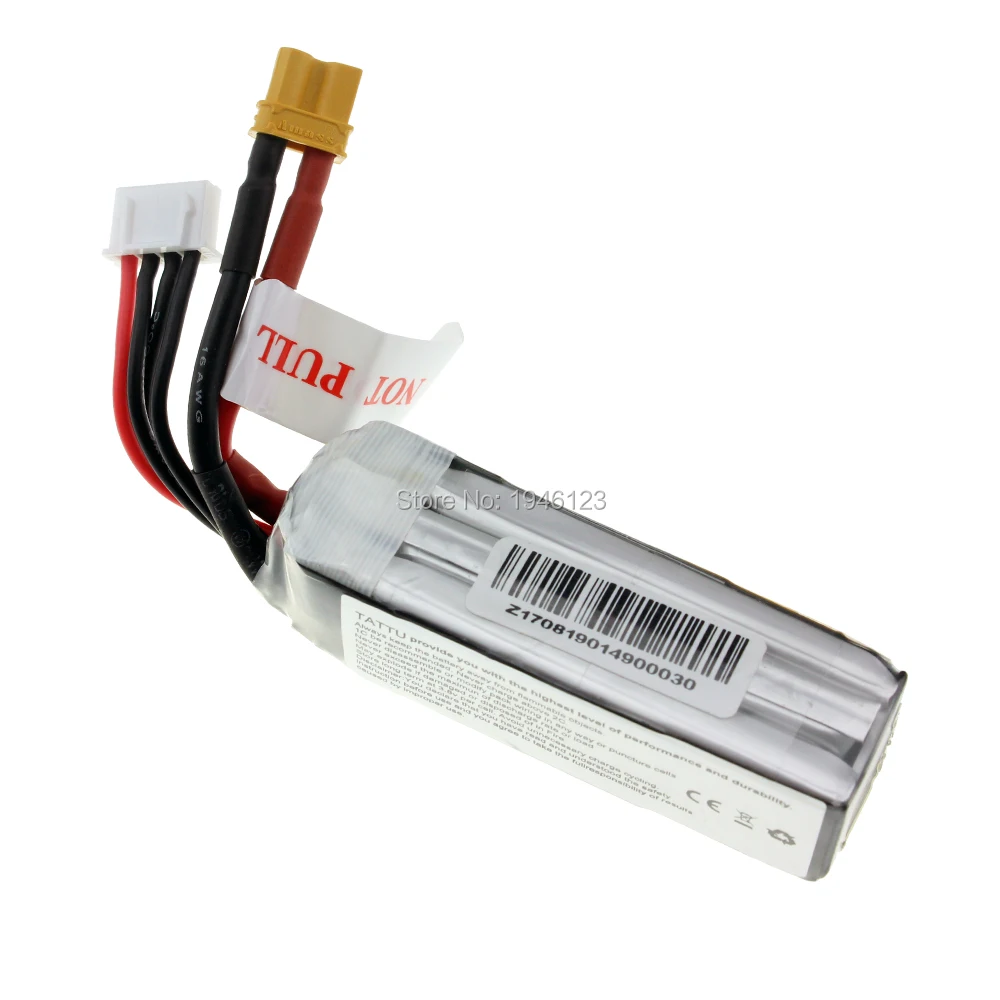 Литий-полимерный аккумулятор tattu 2S 3S 4S 450mAh 850mAh 45C 75C XT30 Plug Violence литий-полимерный аккумулятор для квадрокоптера FPV Racing Drone