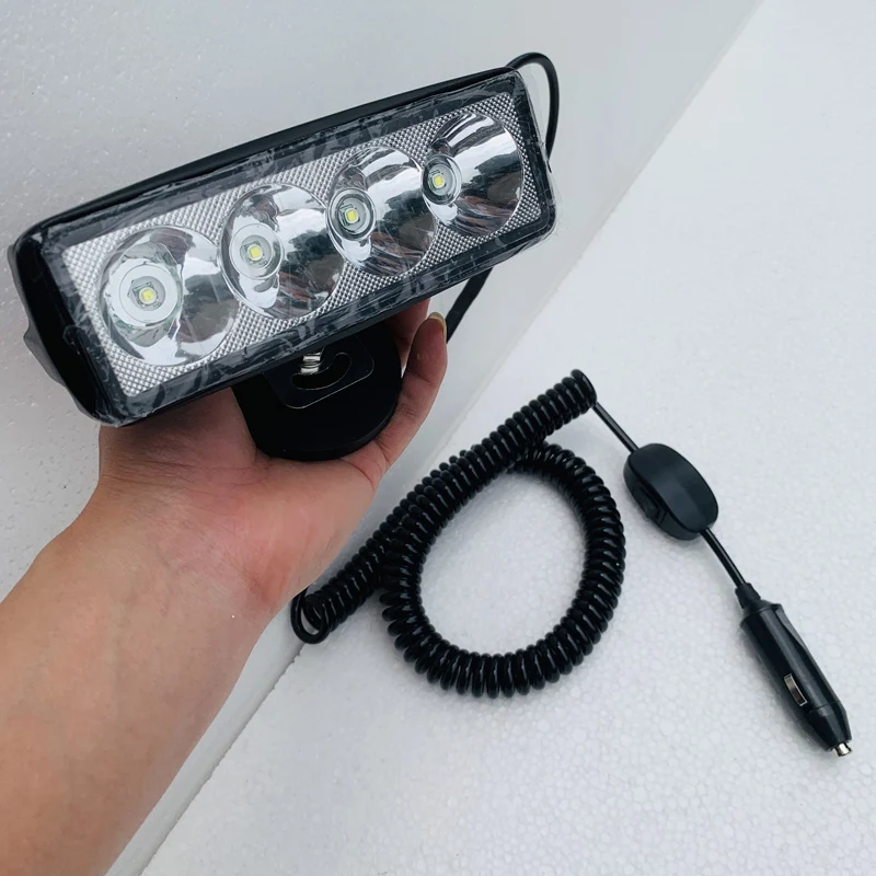 Дальность пятно луча led автомобилей головной светильник грузовик ATV SUV UTV 4WD лодка светодиодный рабочий светильник бар 40W 12 V-24 V магнитное основание с возможностью пружинный кабель
