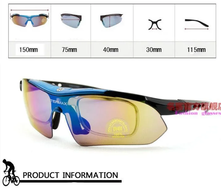 Солнцезащитные очки унисекс Поляризованные ветрозащитные UV400 5 линз 2019 |