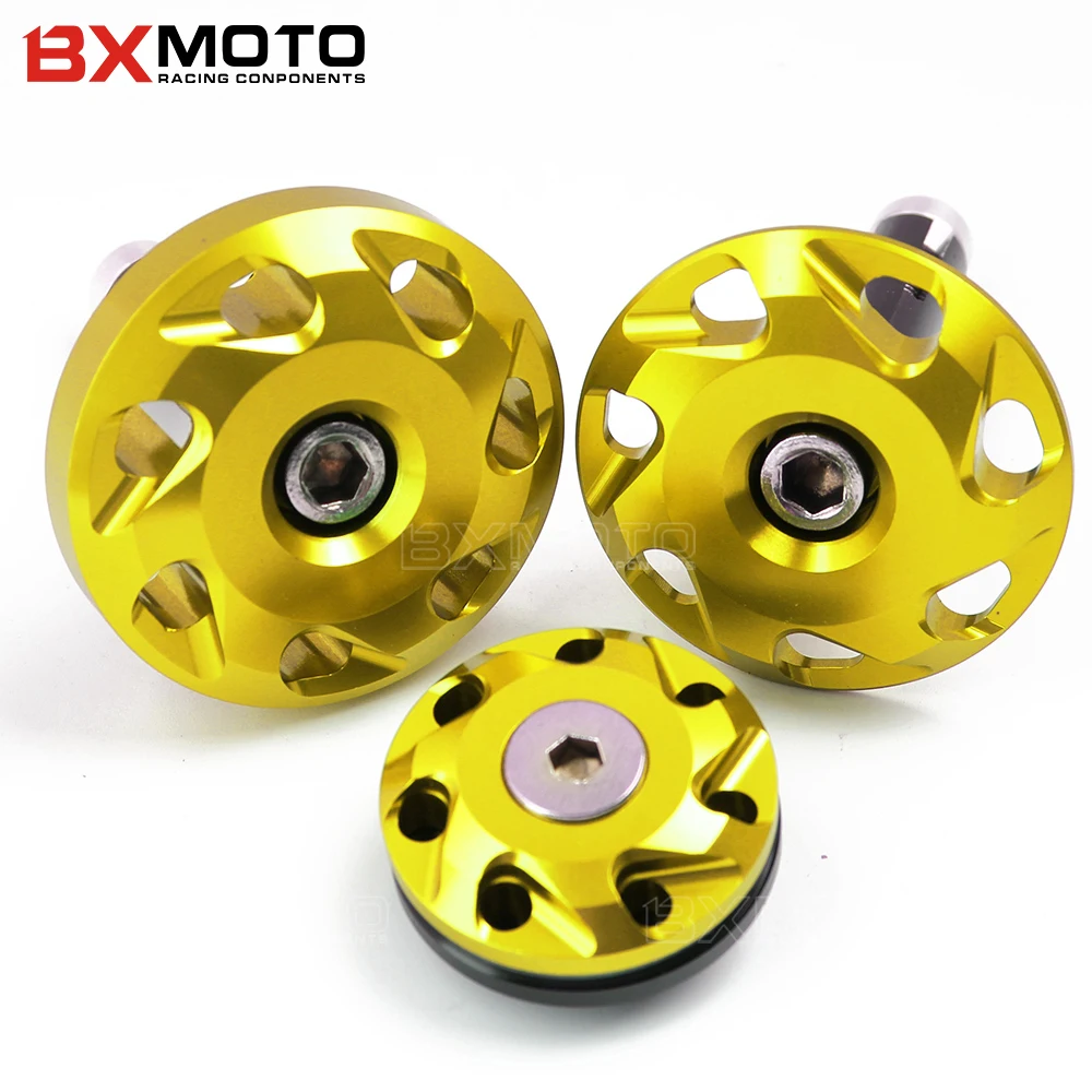 

For kawasaki Z1000 Z 1000 2010 2011-2013 2014-2016 2017 Motorcycle Frame Slider CNC Frame Hole Cover plug bolts protector screws