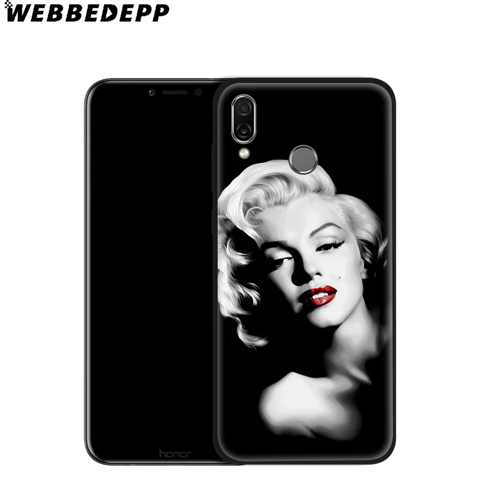 WEBBEDEPP Мэрилин Монро сексуальный мягкий чехол для Huawei Mate Honor 20 6A 7A 7C 7X8 9X10 View 10 Lite Pro 30